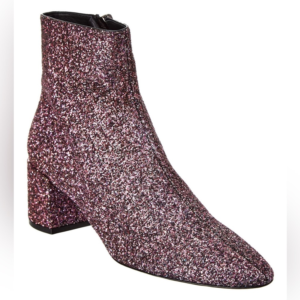 YSL Pink Glitter Boots